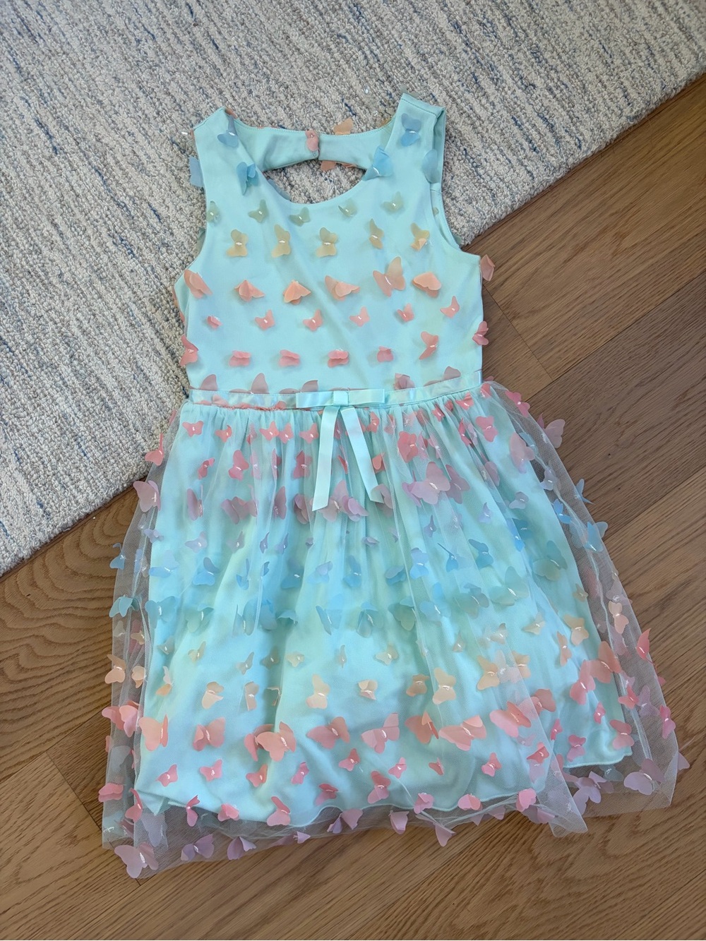 NWOT✨ 3-D Rainbow Butterfly Tulle Dress